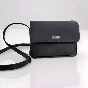NINE WEST Vintage 90s Black Mini Crossbody Purse with Adjustable Strap